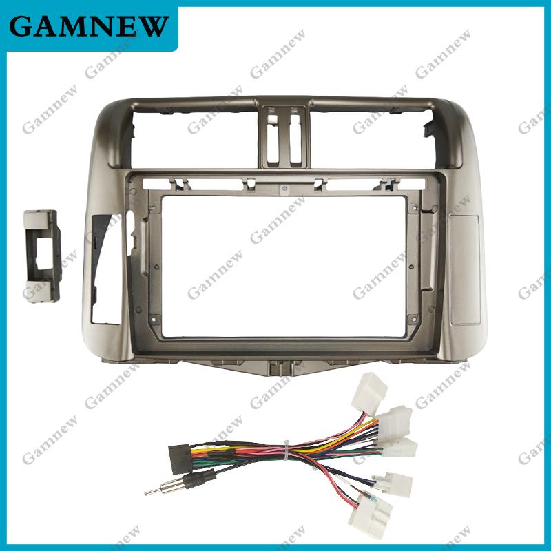 9 Inch Car Frame Fascia Adapter Canbus Box Android Radio Dash Fitting Panel Kit For Toyota Land Cruiser Prado 150 2009-2013