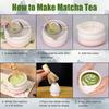 4/7 Pcs Japanese Matcha Tea Set Matcha Accessories with Bamboo Whisk and Teaspoon Ceramic Matcha Making Set for Home Tea Lovers