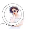 10 Inch 2400‑3000LM 12W LED Ring Light with Cell Phone Clamp Living Broadcast Selfie Fill Lamp