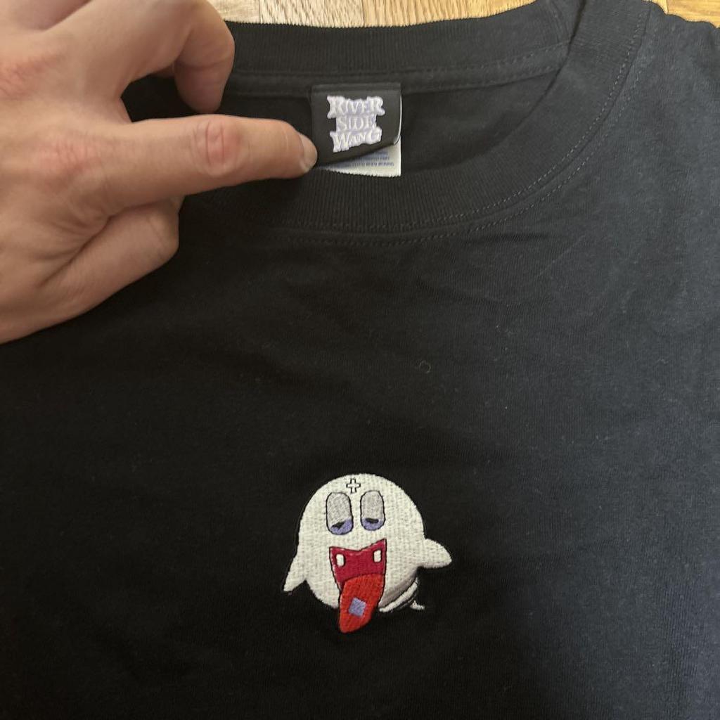 [USED] RIVERSIDE WANG Long Sleeve T-Shirt Black Medium