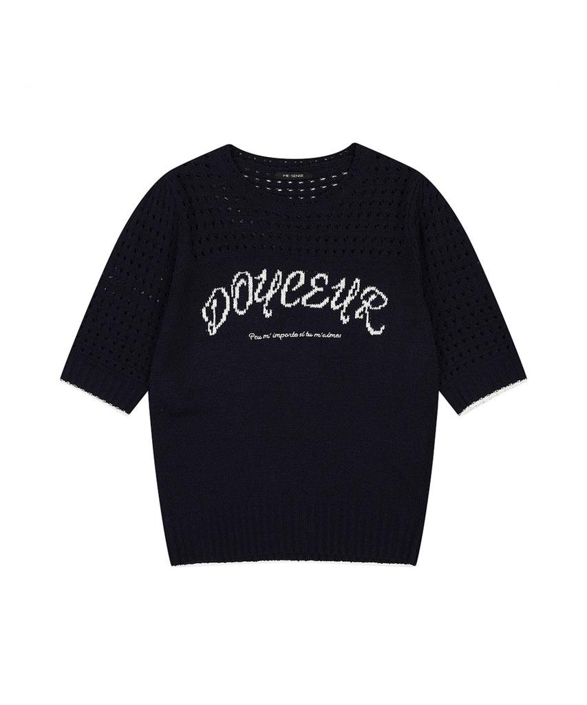 MESENSE Lettering Short Sleeve T-Shirt_Mb48Knm604Z