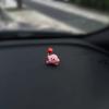 Kirby Cute Car Ornament Anime Figure Dashboard Decoration Mini Doll for Car Interior Desktop