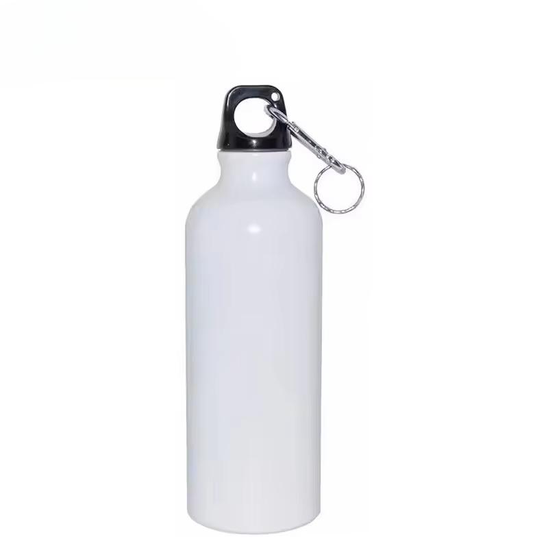 

Aluminum Outdoor Bike Sports Water Bottle Drinking Kettle Drinking Cup Leakproof Water Jug for Travel Running Camping 500ml білий