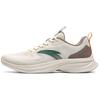 Cushioning Breathable Slip Resistant Low Top Casual Running Shoes Men's Light Beige White 912625517Q-3
