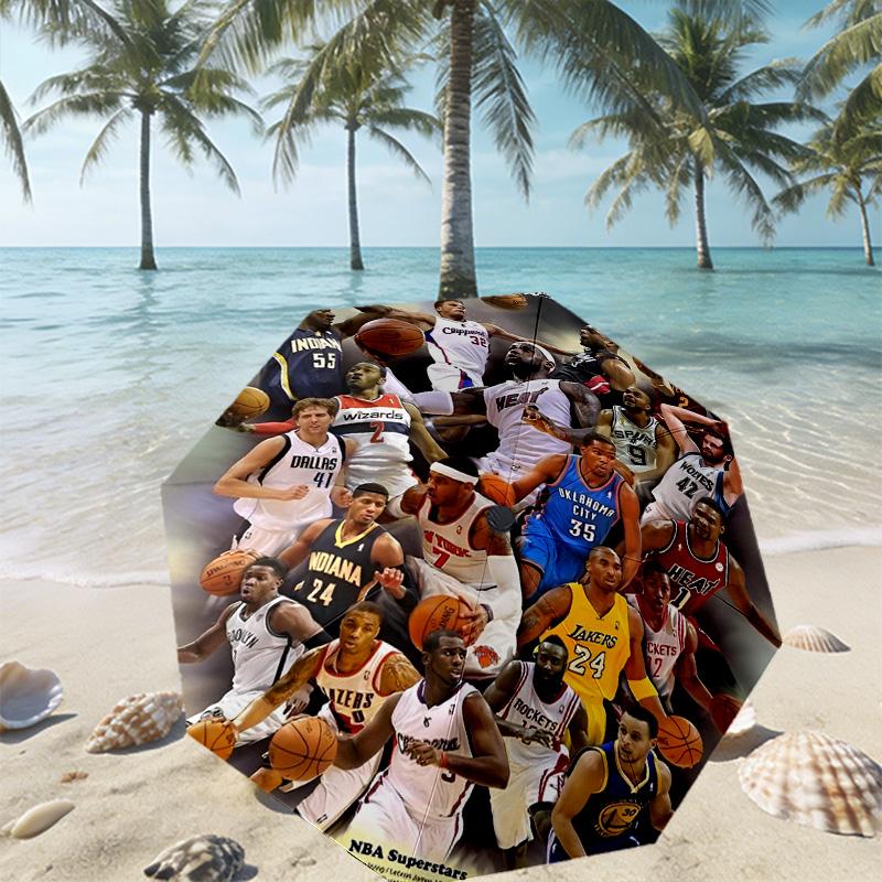 NBA Print Umbrella Automatic Opening/ Closing - Portable Foldable Design - Daily use for Travel/Outdoor - Gift for Birthday