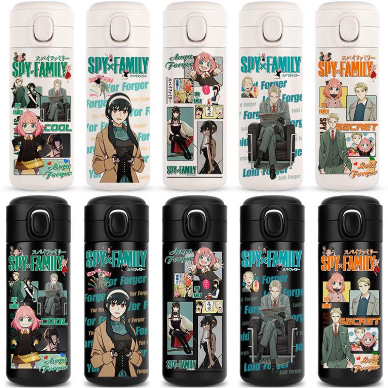 SPY×FAMILY thermos cup Anya Forger Two-dimensional lovers water cup Cute anime men and women portable takeout tour car