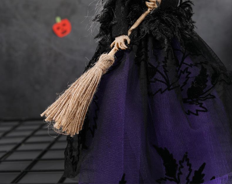 Witch Tree Topper & Halloween Decoration Ornament