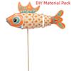 Handmade Chinese Fish Lantern Glowing Cartoon Lunar New Year Lamp Colorful Portable LED Fish Light Kit Festival