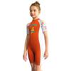 Kids 1.5mm Neoprene Short Sleeve Pants Wetsuit Swimming Diving Snorkeling Surfing Warmth UV Protection
