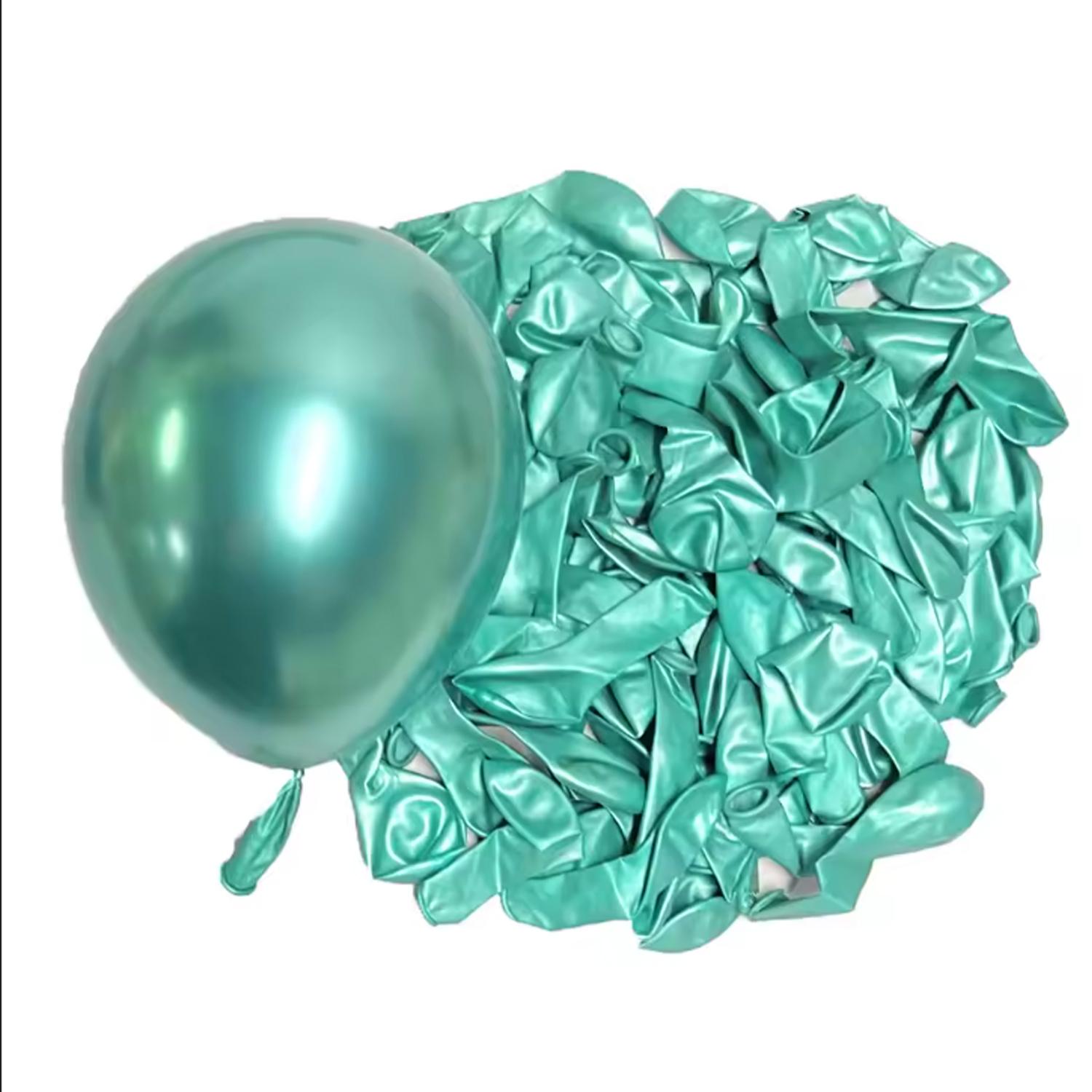 

50/100pcs metal balloons 5/10/12/18 inches rose gold silver gold latex balloons birthday wedding Christmas decoration 50pcs&5inch