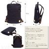 [creare Kiki] Men's Backpack, Small, Slim, Lightweight, Made in Japan, Okayama Denim, Thin Gusset, Toyooka Bag, Father's Day, Birthday Gift, Dom-004