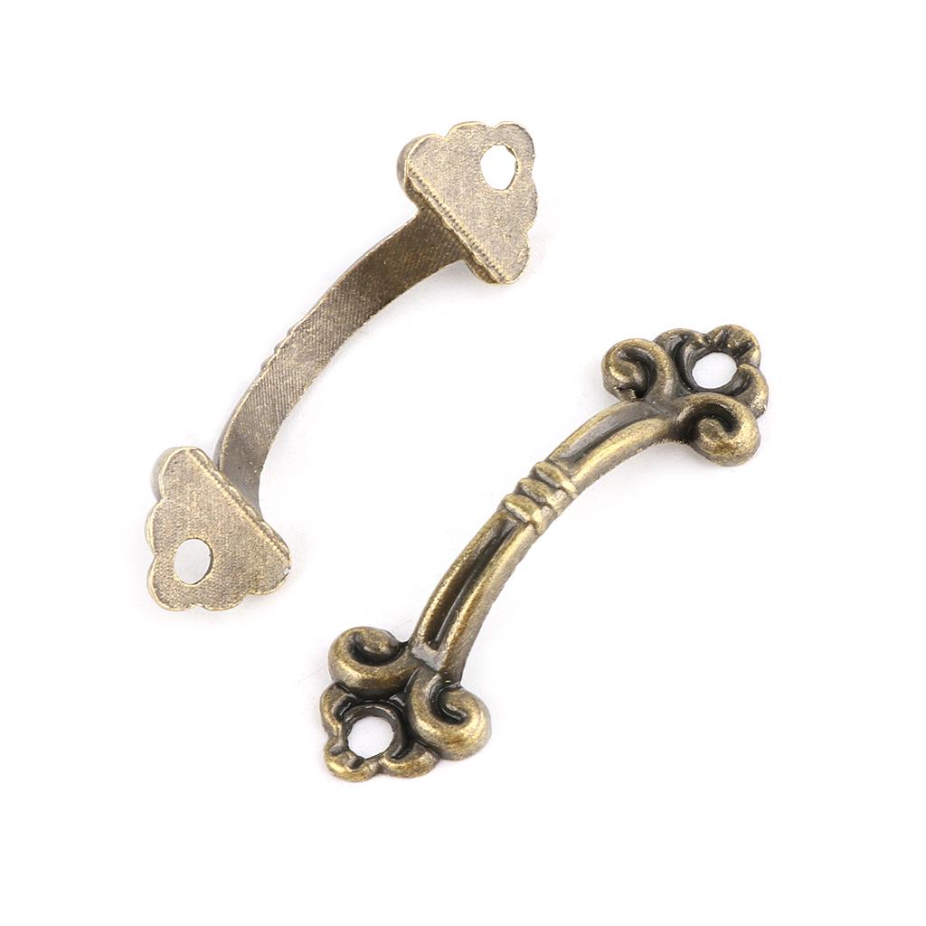 10 Pieces Zinc Alloy Dresser Drawer Pulls Cupboard Handle Vintage Furniture Decor Handle Bedside Cabinet Pulls Durable
