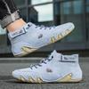 Stylish High-top Boots Men's Casual Booties Designer Soft Flats Breathable Moccasins Flats Drive Shoes Leather Sneakers
