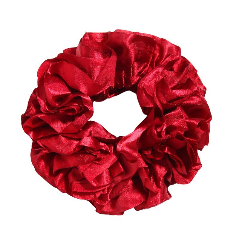 

1PC Hair Accessories Versatile Headwear Updo Styling Multi-layer Design High Stretch Hair Rings French Style Multi-color червоний