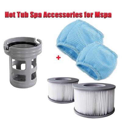 Akcesoria do wanien z hydromasażem Mspa Pasują do wszystkich modeli MSpa od 2020 r. Wkręcana podstawa Adapter + Filtr ekranowy + Filtr basenowy