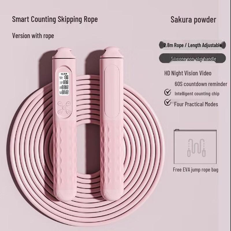 Smart Cordless & Corded Weighted Jump Rope for Women