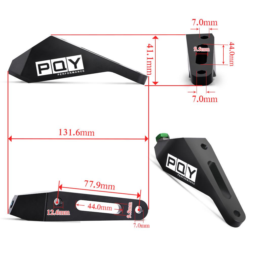 Hauptbremszylinderhalterung für Subaru BRZ / Scion FR-S / Toyota 86 mit PQY-Logo zur Montage am Federbeindom