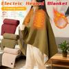 3 Heating Levels Electric Heated Blanket Wearable Body Warmer Wrap USB Heated Shawl  Outdoor
