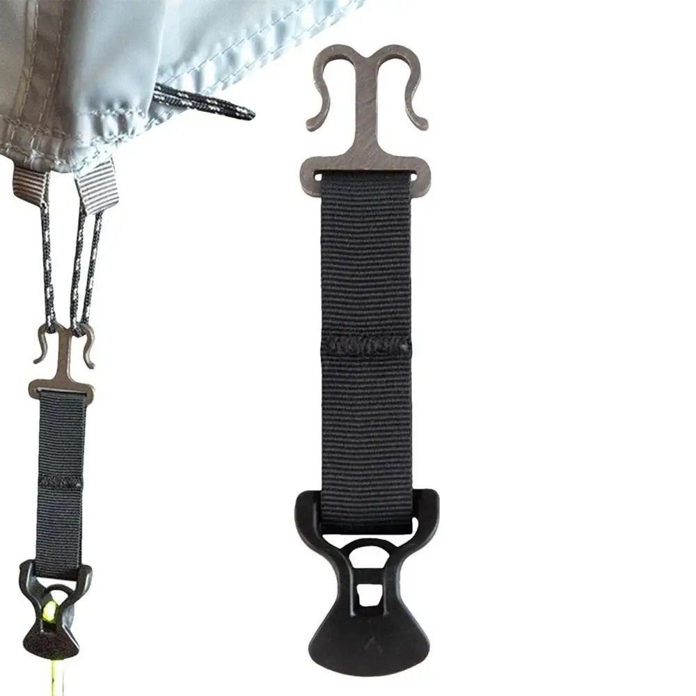 Double-door Camping Tent Buckle Stainless Steel Tent Rope Holder Hiking Climing