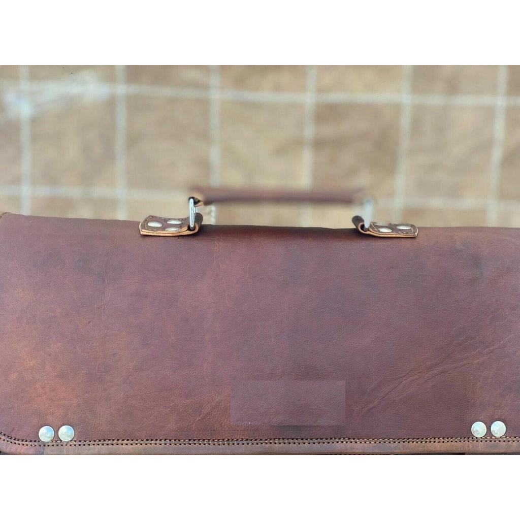 Leather Vintage Messenger Bag ( Handmade Leather Bag) Men's Laptop Briefcase