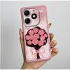 Für tecno Spark go 2024 BG6 Hülle Fundas Schöne Blumen Mattes Flüssigsilikon Schutzhülle Für Tecno SparkGO 2024 Handyhüllen