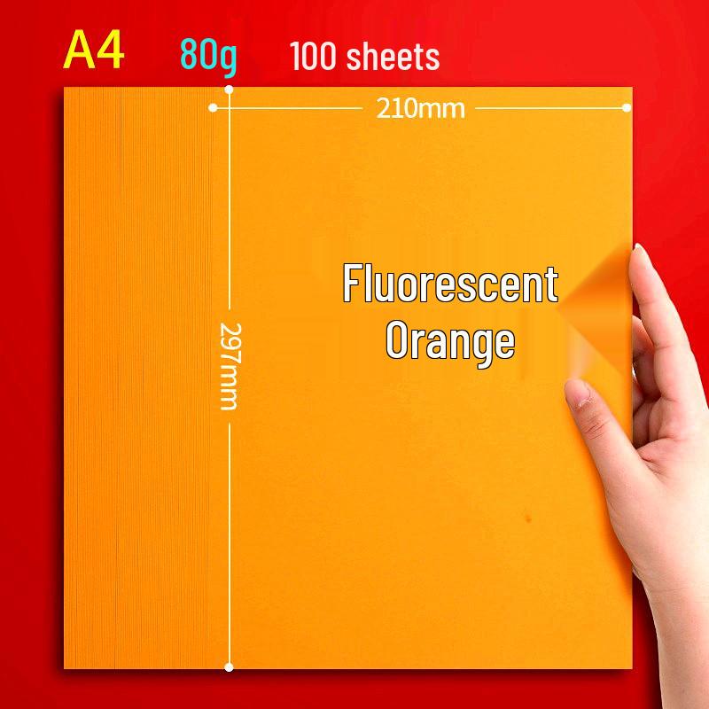 A4 Colored Printing and Origami Paper - 10 Colors