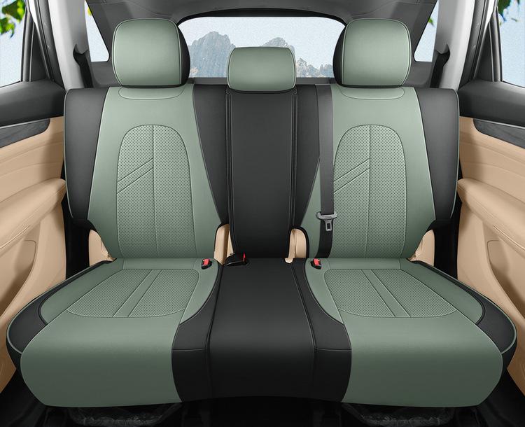 Thunder E5 Universal Leather Car Seat Cushion (New Model, Five-Seat, All-Season)
