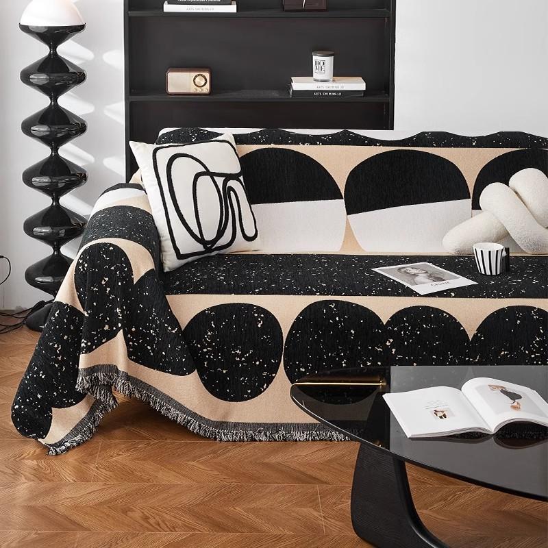 Chenille Sofa Covers Mat Throw Blankets Home Living Room Position  Modern Light Luxury Camping Picnic Blanket Cover