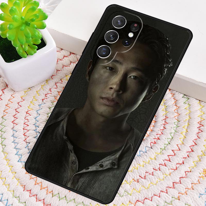 Glenn Maggie The Walking Dead Silicone Phone Case For Samsung Galaxy note 10 pro S26 S24 S23 S22 S21 Plus S25Ultra Capa Cover