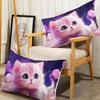 Animal Cat Pattern Mattress Three-Piece Digital Printing Mattress Bedding Set Adult Children