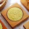 1PC Wood Cookie Molds with Flower Patterns, 3D DIY Carved Embossed Cookie Cutter Moulds for Baking, Fondant Cake Biscuit
