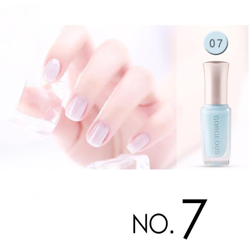 New Jelly Nail Polish Candy Nude Quick Drying Translucent Jelly Nail Polish