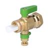 FLOWJET 3/4 flow, shut-off and drain fittings for domestic hot water tanks