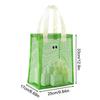 Big eyed breathable mesh tote bag for leisure travel, hand-held beach bag for washing and storage, large capacity tote bag