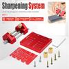 Professional Sharpening System Honing Guide with Angle Gauge, Universal Sharpening Holder for Woodworking Chisels & Plane Blades