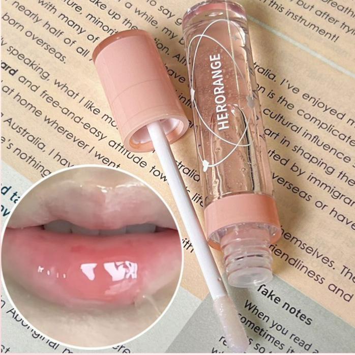 Transparent Lip Oil Moisturizing Mirror Lip Gloss Water Gloss Glass Lipgloss