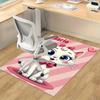 1pc,Marie Cute Cat Rug - Perfect for Home Decor, Office Carpet, Chair Cover, Outdoor Use