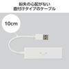 ELECOM USB Hub Bus Powered 4 Ports White USB3.0 (Shiro-chan) U3H-H040WF