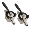 For Oregon 07-403 Shut-Off Valve Petcock 1/4inch Heavy Duty Mower Tool In-line Sliver Steel Reliable Replacement