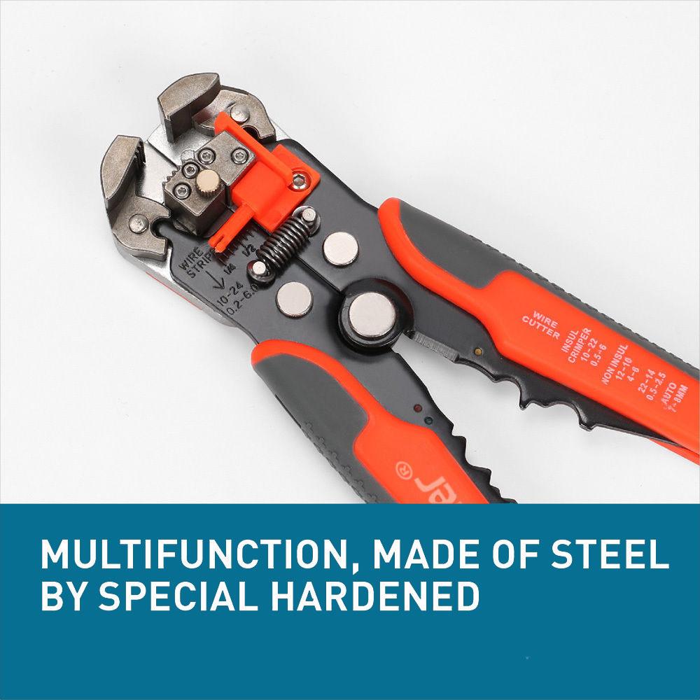 Multifunctional WAutomatic Cable Wire Stripper Crimper Crimping Tool Self-Adjusting Plier Cutter