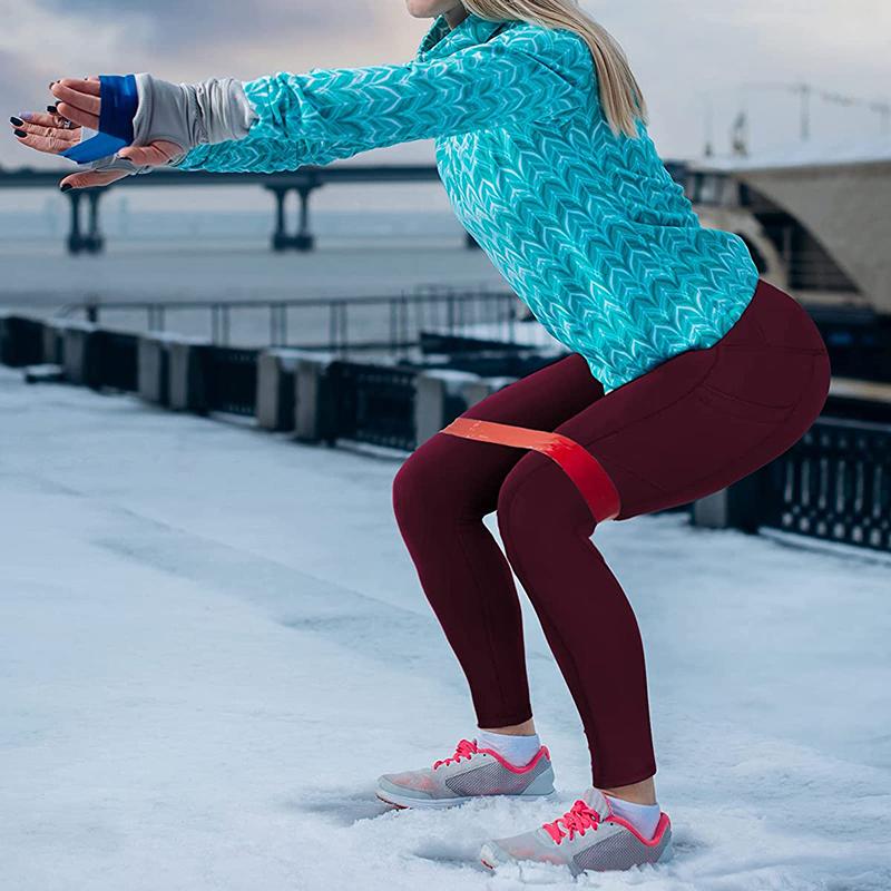 Leggings Invernali Da Donna Foderati In Pile - Vita Alta, Morbidi E Termici - Per Autunno E Inverno, Yoga E Relax