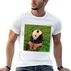 Tian Tian The Giant Panda Tshirt Casual Basic Short Sleeve Tshirt