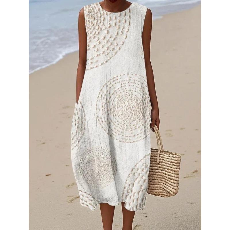 

Модное и стройнящее длинное платье с цифровой печатью, трендовое и персонализированное для женщин XXL