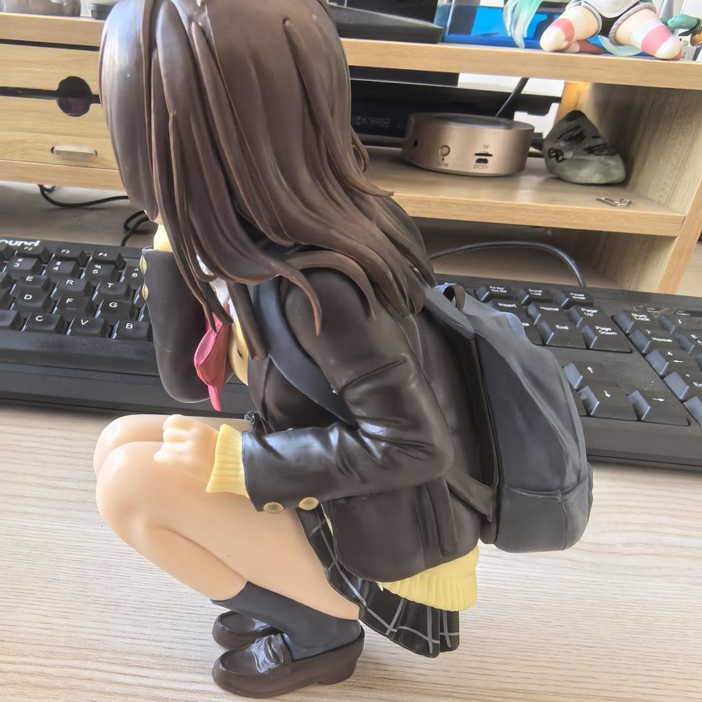 Ogiwara Sayu Shaving. Then I Picked Up A High School Girl Doll Anime Figure Toy Chassis Car Decoration Model Ornament Otaku Gift