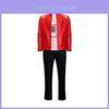 Fantasia Cosplay do Michael Jackson Para Role Play de Anime Material de Poliéster Com Design Estiloso Para Fãs de Jogos