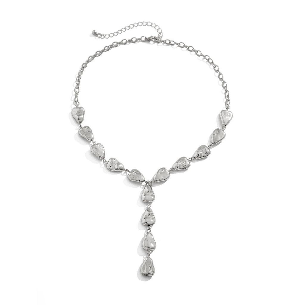 High-end Jewelry Irregular Y-shaped Pendant Collarbone Chain Niche Necklace Accessories Women