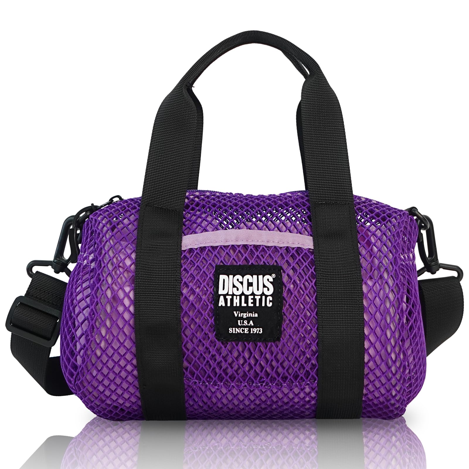 

Fineplus DISCUS 0452017 Mini Boston Bag, Mesh, 2-Way, with Detachable Shoulder Strap