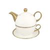 Ceramic Portable Creative Tea Set European Style One Teapot and One Cup Set Simple Household Flower Tea Cup Set Office Tea Set