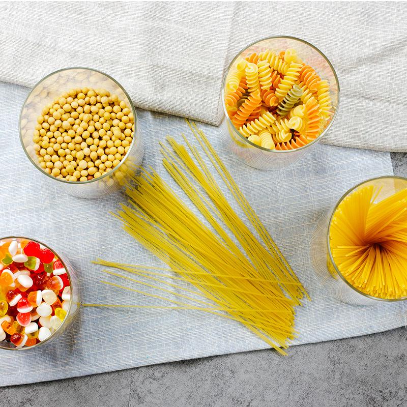 Airtight Lead-Free Glass Storage Jar for Coffee, Tea, Grains, and Dry Goods