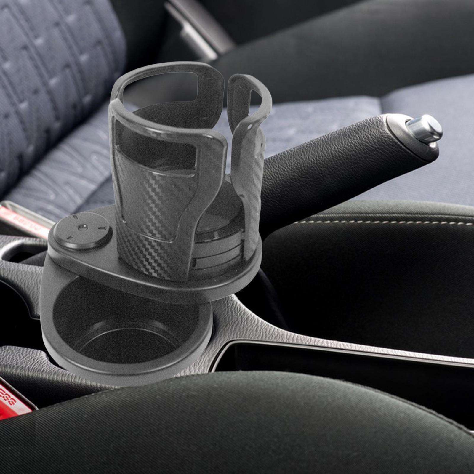 2 in 1 Cup Holder Expander for Car, Expandable All Purpose Insert Drinks Organizer Car